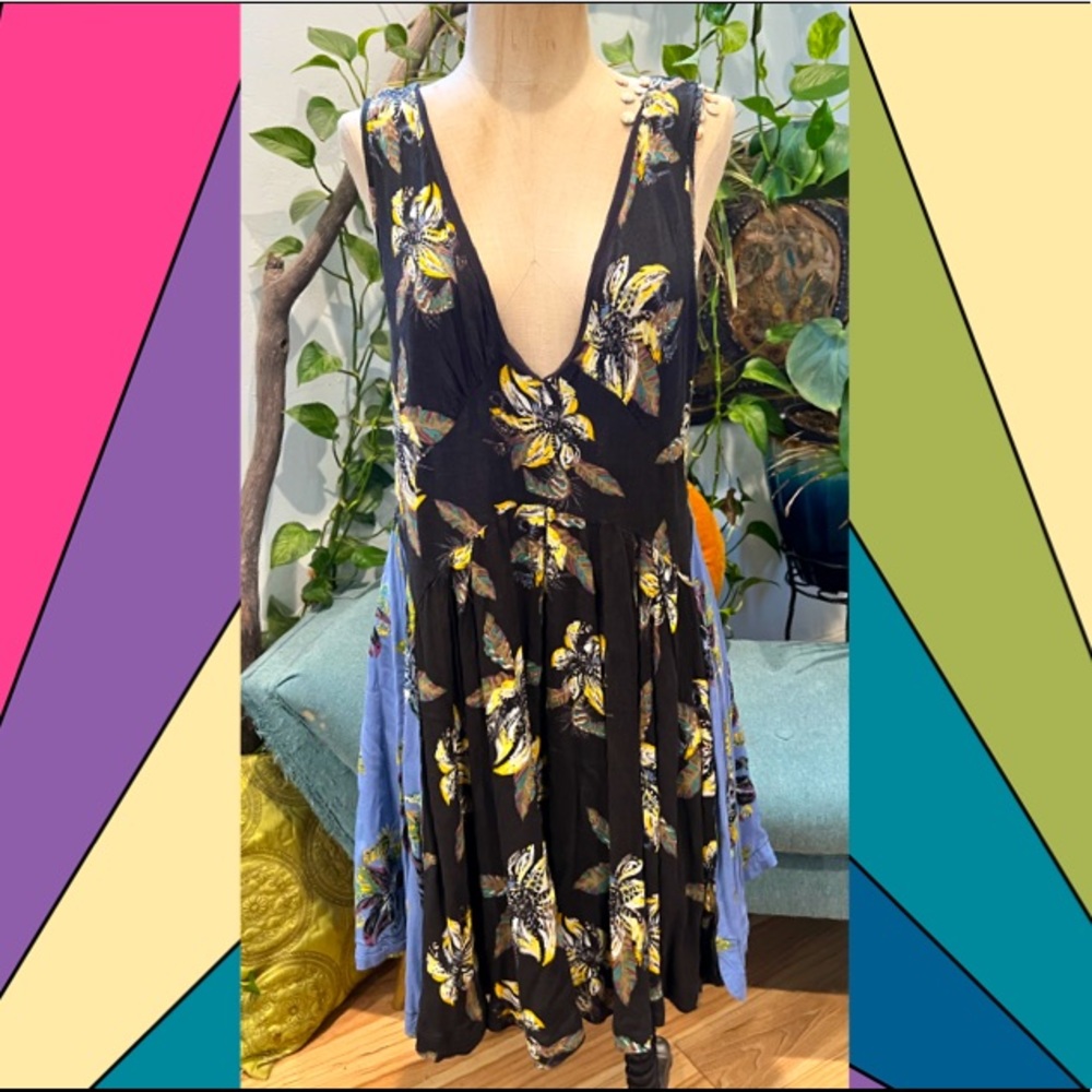Free People Flirty Floral Dress Medium